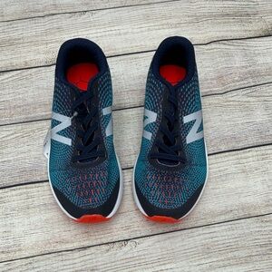 New Balance Kids' Teal and Red Sneakers